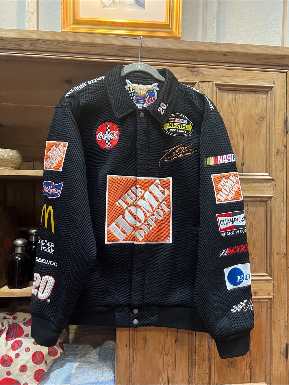 Chase Authentics Tony Stewart Nascar Bomber Jacket